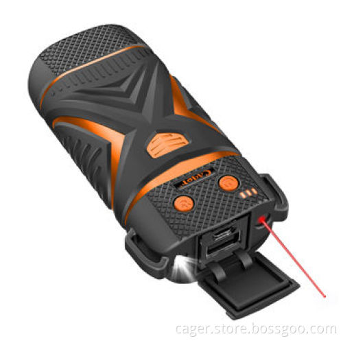 Waterproof mobile phone power bank with SOS signal sender